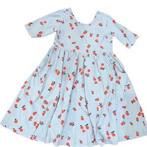 Skater Dress with Pockets | Hanna Andersson Apple Orchard | Size 10